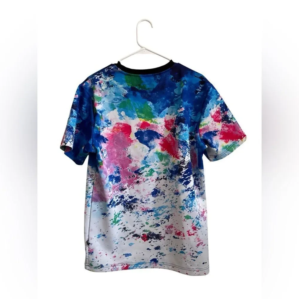 Encrypted “Drip” Colorful Graphic Men's T-Shirt - Picture 2 of 3